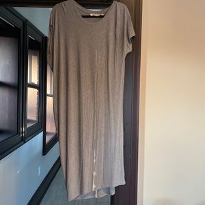 Athleta draped travel dress